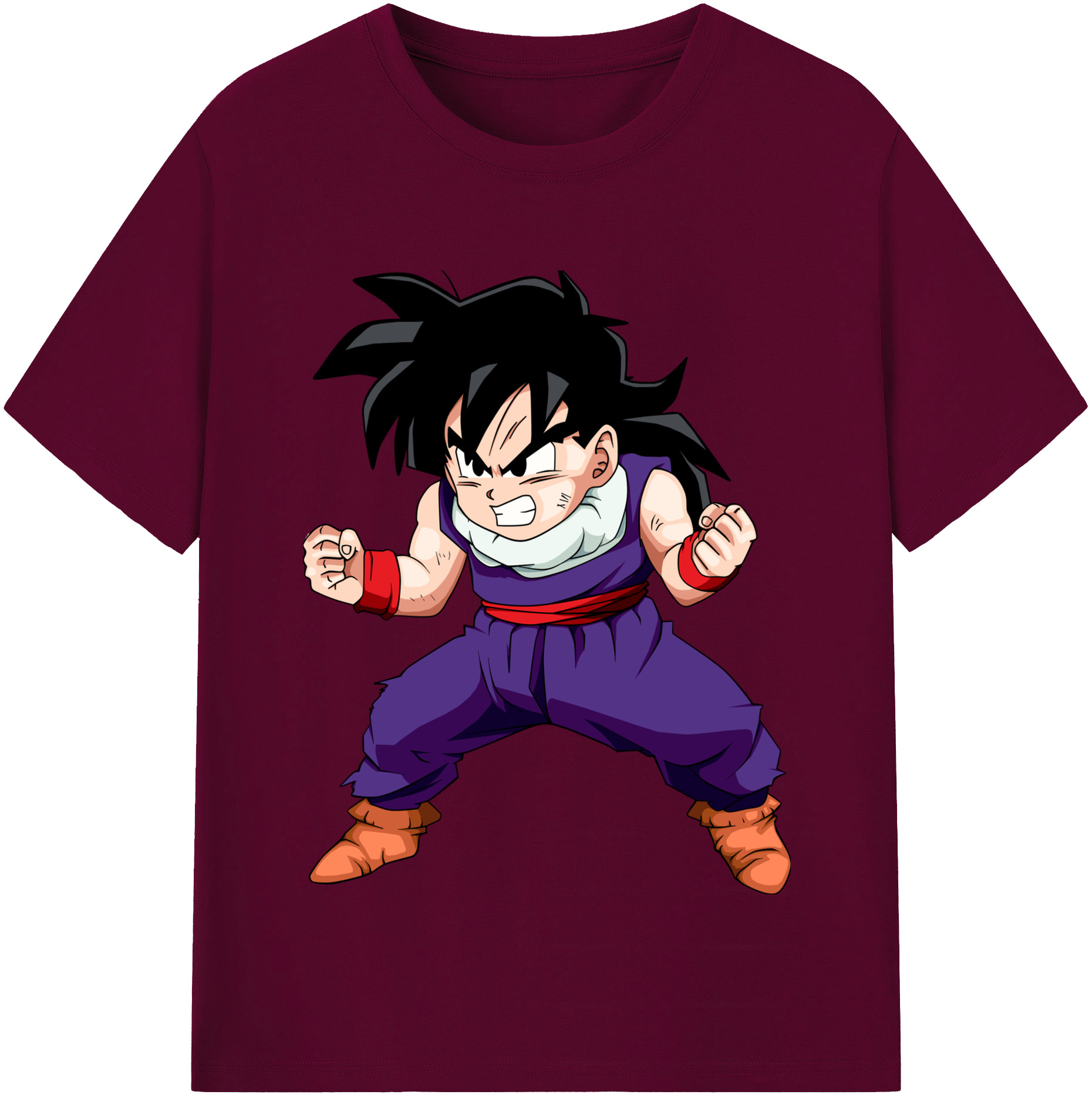 （画像用） ドラゴンボール 孫 悟飯（そんごはん）DRAGON BALL Son Gohan レディースカジュアルプリントTシャツ（綿100％）